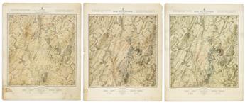 (CIVIL WAR.) John B. Bachelder. Map of the Battle Field of Gettysburg July 1st, 2nd, 3rd, 1863.                                                  